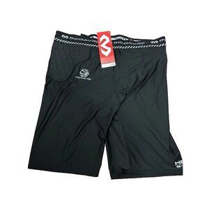 McDavid HEX Basketball Compression Short W/ Hip & Tailbone Pads Black Size XL